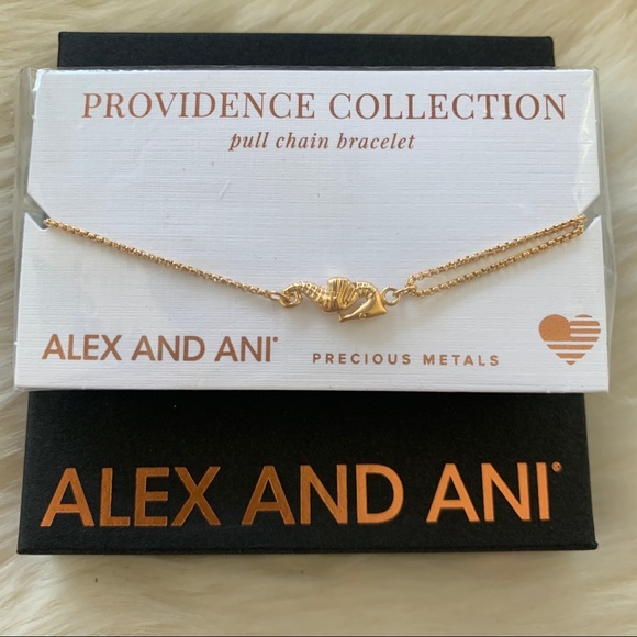 Ani Seahorse Pull Chain Bracelet 4kt 